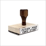 Rubber Stamp 3" Width