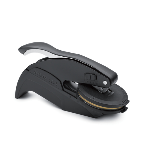 Embossing Seal 2" Diameter  Black or Chrome