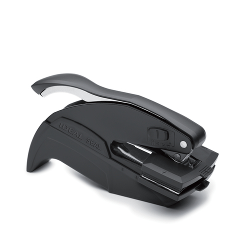 Embossing Seal 1" x 2" Rectangular  Black or Chrome